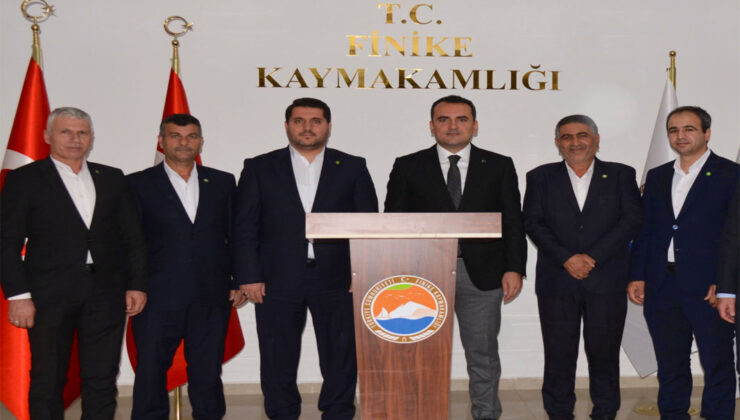 HÜDA PAR Antalya il Başkanlığı, Finike ilçesinde ziyaretlerde bulundu