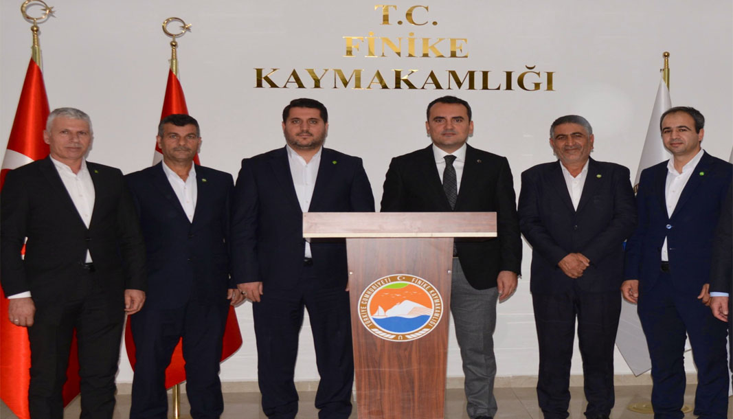 HÜDA PAR Antalya il Başkanlığı, Finike ilçesinde ziyaretlerde bulundu