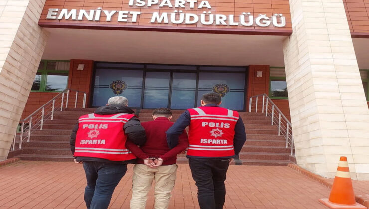 Isparta’da 14 yıl 9 ay 10 gün hapis cezası ile aranan şahıs yakalandı