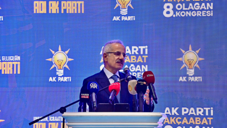 Ulaştırma Bakanı Uraloğlu, Samsun-Sarp Demir Yolu’nu duyurdu