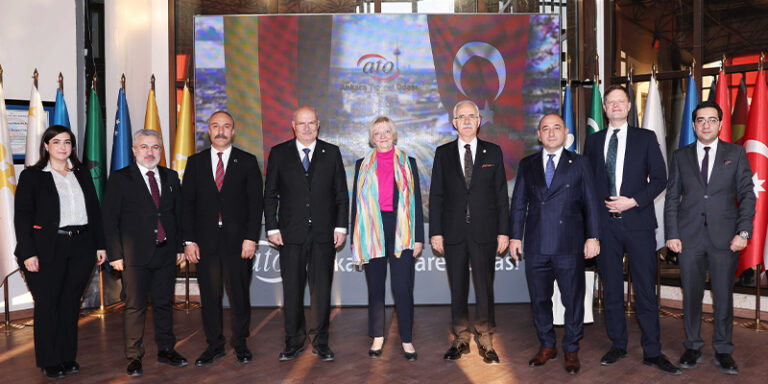 Almanya Büyükelçisi Sorg, ATO Başkanı Baran'ı ziyaret etti