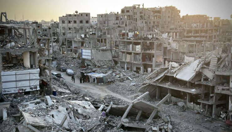 Gazze'de can kaybı: 45 bin 581