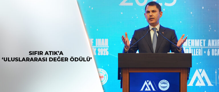 Sıfır Atık Hareketi’ne Uluslararası Değer Ödülü