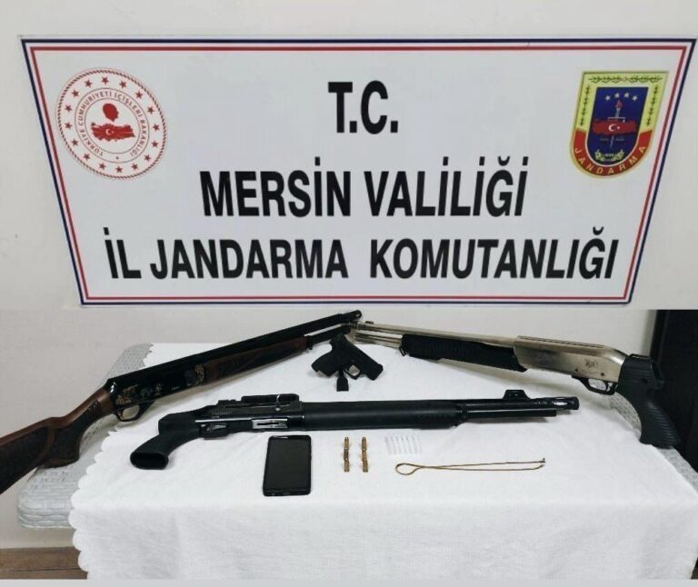Tarsus’ta gasp: Jandarma şüphelileri yakaladı