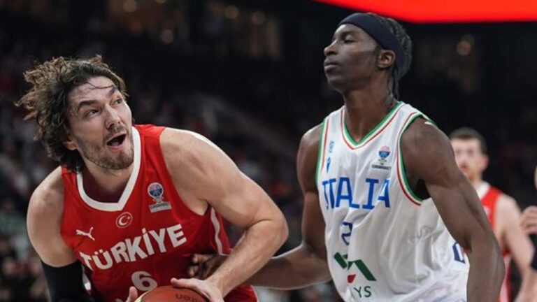 A Milli Erkek Basketbol Takımı, İtalya'ya 80-67 mağlup oldu