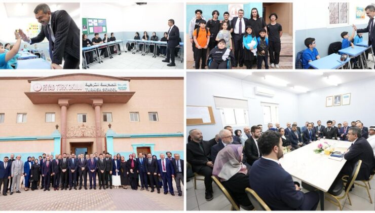 Bakan Tekin, Suudi Arabistan'da Türk Okulunu ziyaret etti