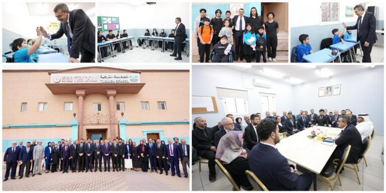 Bakan Tekin, Suudi Arabistan'da Türk Okulunu ziyaret etti