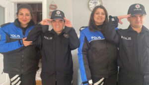 Burdur’da Furkan ve Ali kardeşlerin polis olma hayali gerçek oldu