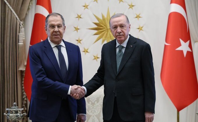 Cumhurbaşkanı Erdoğan, Rusya Dışişleri Bakanı Lavrov ile görüştü