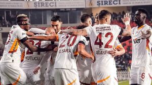 Galatasaray, Gaziantep FK'yi deplasmanda 1-0 mağlup etti