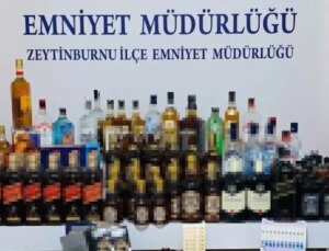 İstanbul’da sahte içki operasyonu: 155 şişe sahte içki ve 190 litre etil alkol ele geçirildi