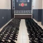 Afyonkarahisar’da 3.450 tabanca gövdesi ele geçirildi