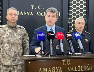 Amasya Valisi Önder Bakan'dan asayiş ve güvenlik açıklaması