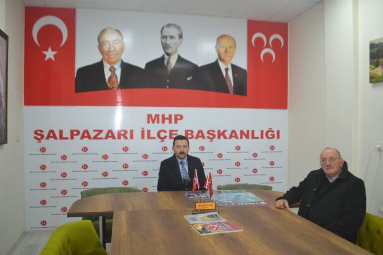 BHA muhabirinden MHP'li başkan Recep Demirtürk'e hayırlı olsun ziyareti
