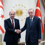Cumhurbaşkanı Erdoğan, KKTC Cumhurbaşkanı Tatar ile bir araya geldi
