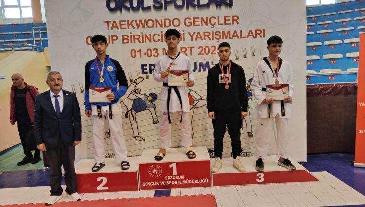 Elazığlı sporcular Taekwondo dalında dokuz madalya kazandı