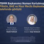 Numan KURTULMUŞ'tan Filistin için telefon diplomasisi