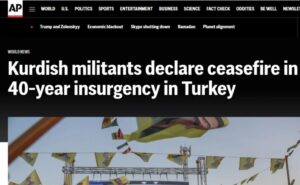 Teröristler “ateşkes” dedi! Dünya basını manşete taşıdı!