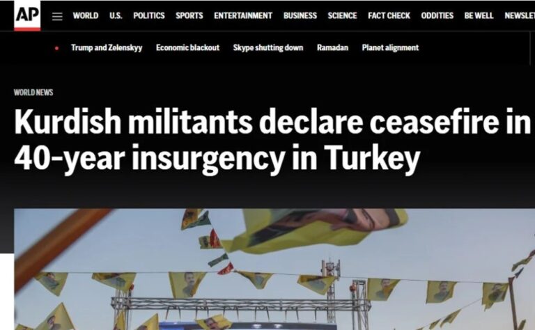 Teröristler “ateşkes” dedi! Dünya basını manşete taşıdı!