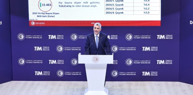 Ticaret Bakanı Ömer Bolat, şubat ayı dış ticaret verilerini açıkladı