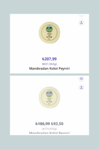 Getir’den Çifte Fiyat Arada ki Fark %150 Fiyat Oyununa Gelmeyin Şikayet Edin!