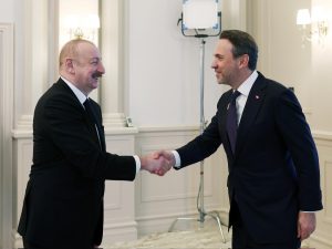 Bakan Bayraktar, Azerbaycan Cumhurbaşkanı Aliyev ile enerji iş birliklerini görüştü