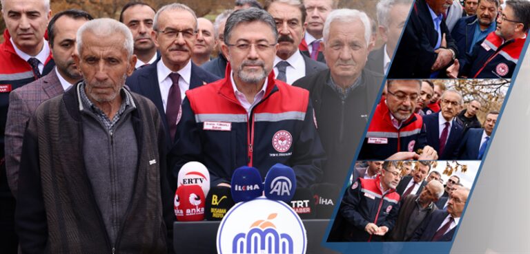 Bakan Yumaklı'dan Zirai Don Açıklaması