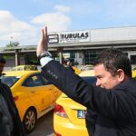 Başkan Aydın taksici esnafı ile kahvaltı yaptı