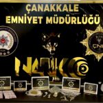 Çanakkale'de narkotik operasyonunda 9 kişi tutuklandı