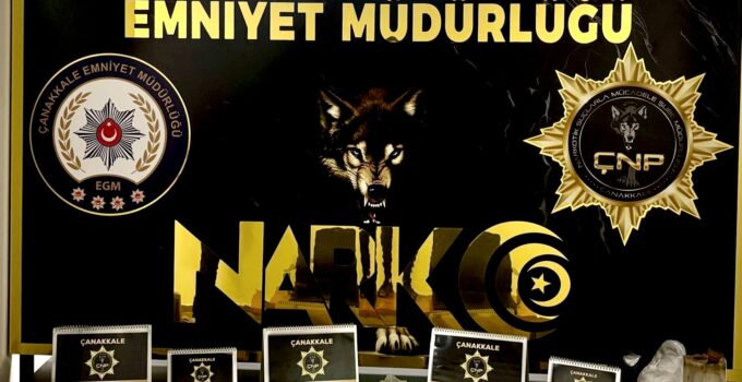Çanakkale'de narkotik operasyonunda 9 kişi tutuklandı