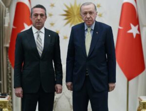 Cumhurbaşkanı Erdoğan ve Bakan Kurum, Fenerbahçe Başkanı Ali Koç’u kabul etti