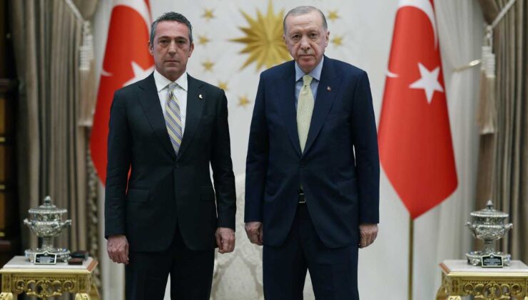 Cumhurbaşkanı Erdoğan ve Bakan Kurum, Fenerbahçe Başkanı Ali Koç’u kabul etti