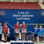 Osmangazi Belediyespor’un genç badmintoncuları göz doldurdu