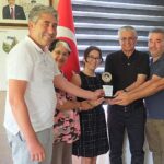 Altınkaya’dan Başkan Topaloğlu’na teşekkür plaketi