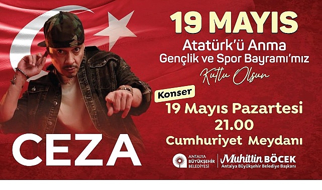 Antalya Büyükşehir Belediyesi 19 Mayıs’ı coşkuyla kutlayacak