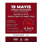 Bakırköy’de “19 Mayıs Gençlik Şenliği” Düzenleniyor