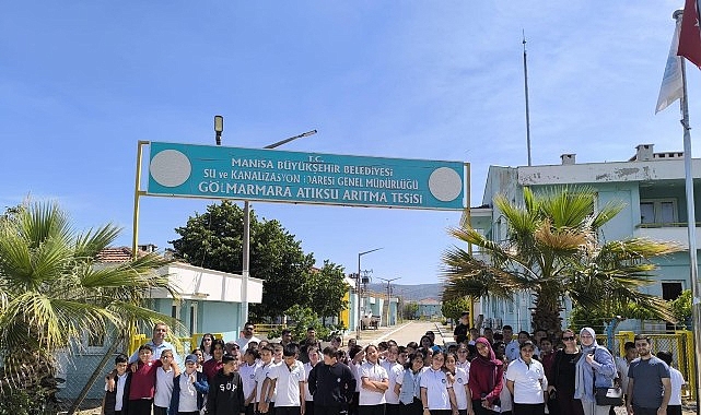 Gölmarmaralı öğrenciler arıtma tesisinde suyun değerini yerinde öğrendi