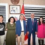 Göynük Ortaokul Müdüründen Başkan Topaloğlu’na ziyaret