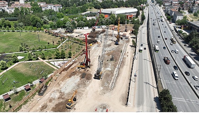 Körfezray Metro projesi hız kesmiyor