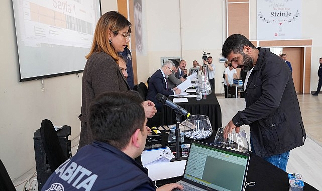 Kurban satış yerleri noter huzurunda kura ile belirlendi