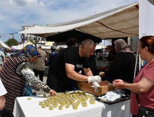 Malkara’nın meşhur peynir helvası, Türk Mutfağı Haftası’nda Saray halkıyla buluştu