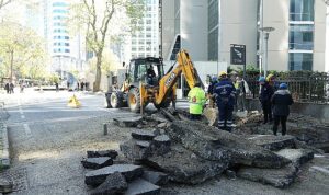 Sarıyer Maslak yol çökmesinde su ve doğalgaz hatları onarıldı, akış normale döndü