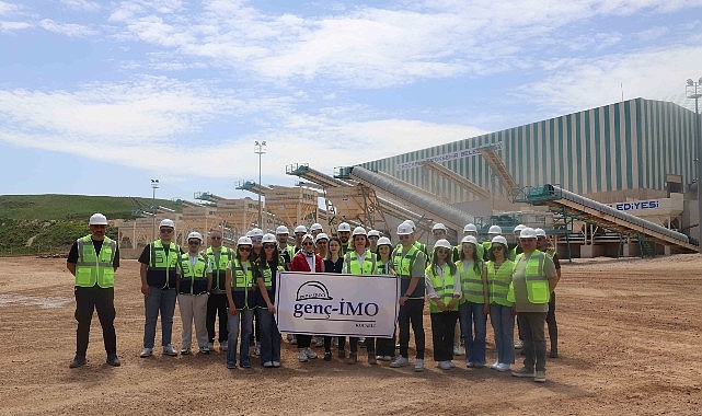 Taş Kırma Tesisi genç mühendisleri ağırladı