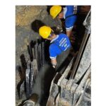 Zarar gören kollektör hattı onarıldı