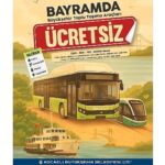 Bayram boyunca ulaşım ücretsiz