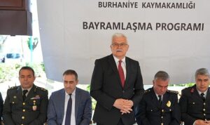 Burhaniye’de Bayramlaşma Töreni Yapıldı