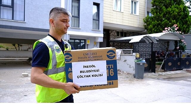 İnegöl Belediyesinden Bayram Öncesi Gönül Köprüsü