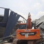 Kayapa’da kaçak fabrika yıkıldı