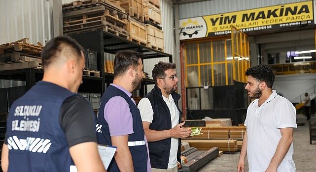 Selçuklu’da Sanayi Esnafı Atık Yönetimi Konusunda Bilgilendiriliyor