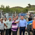 Başkan Dutlulu Yangın Bölgesinde İncelemelerde Bulundu